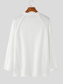 Mens Japan Solid Long Sleeve T-shirt 14 Mens Japan Solid Long Sleeve T-shirt -Incerun Shop 01706818 610d 439d 9914 6220d2f818d3