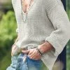 Mens Solid Long Sleeve V-neck T-shirt -Incerun Shop 020ac1cd 877f 477d a65b e3ea5df9f49b