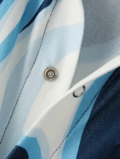 Mens Wave Print Ribbed Knit Patchwork Shirt -Incerun Shop 02214d5b ad51 4f93 aff5 30f28283ac66