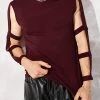 Men Cutout Style Solid T-Shirt -Incerun Shop 02c2332d d8a8 4683 92b9 041818a207d4