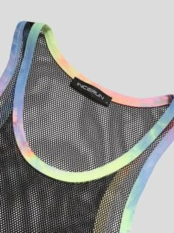 Mens Mesh See Through Tie Dye Trim Sleeveless Tank 14 Mens Mesh See Through Tie Dye Trim Sleeveless Tank -Incerun Shop 03c437b3 ced3 4c44 8343 21358cf5f09c