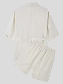 Mens Plain Blazer & Shorts Two Pieces Outfits -Incerun Shop 03f01d4f 46e0 49de 947c 4e2118de85c5