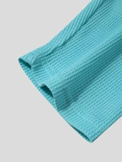 Mens Round Neck Waffle Long Sleeve T-Shirt 23 Mens Round Neck Waffle Long Sleeve T-Shirt -Incerun Shop 04a79720 e846 4104 9321 531bba2f7780