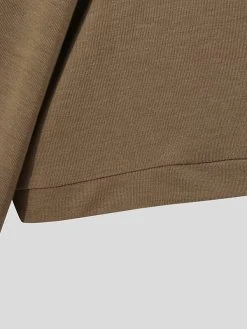 Mens Solid Color Ribbed Knit Loose Shirt -Incerun Shop 07029d63 e3a5 4b5b b23c 56a487465245