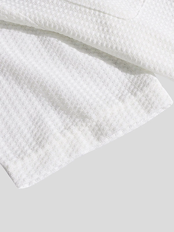 Mens Knit Hollow Out Double Pocket Short Sleeve Shirt 10 Mens Knit Hollow Out Double Pocket Short Sleeve Shirt - Image 8