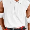 Mens Hollow Shoulder Lapel Short Sleeve T-Shirt 2 Mens Hollow Shoulder Lapel Short Sleeve T-Shirt -Incerun Shop 0b0a7122 35ac 4812 8fbe 799989ce8b00