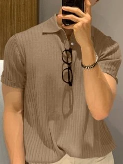 Mens Striped Quick-Dry Golf Shirt -Incerun Shop 0cb5b13d 970a 4e1a be6a 8b6d4e75a9d2