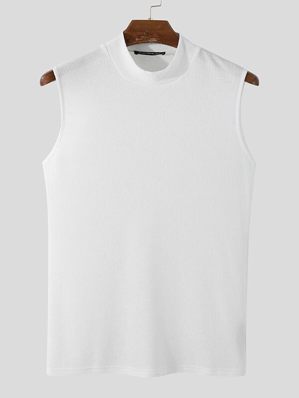 Men Turtleneck Knitted Textured Vest 13 Men Turtleneck Knitted Textured Vest - Image 11