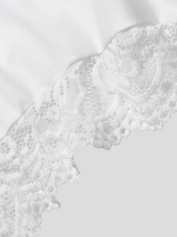 Mens Lace Trim Solid Color Sleeveless Jumpsuit 13 Mens Lace Trim Solid Color Sleeveless Jumpsuit - Image 11