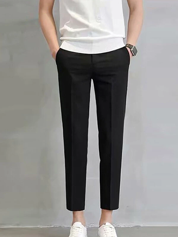 Men Slim Casual Small Feet Pants 4 Men Slim Casual Small Feet Pants - Image 2