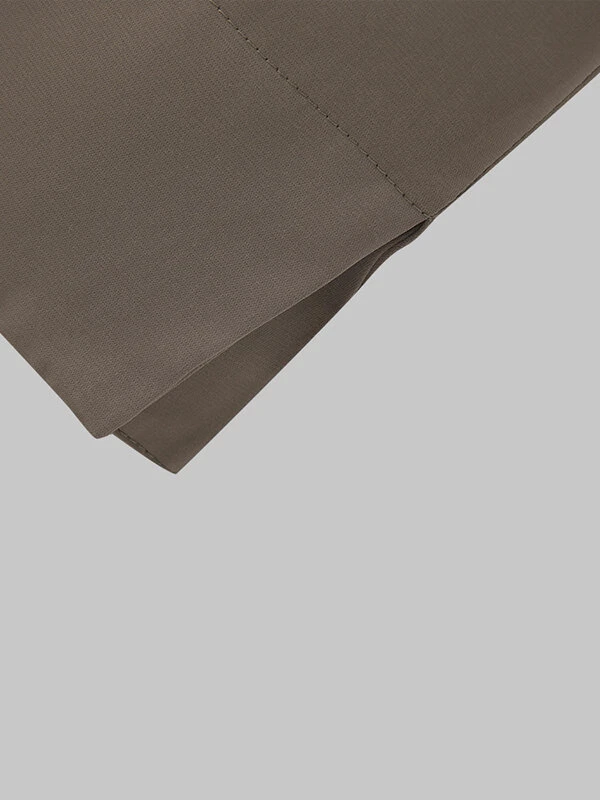 Mens Solid Pleated Snap Button Waist Casual Pants 13 Mens Solid Pleated Snap Button Waist Casual Pants - Image 11