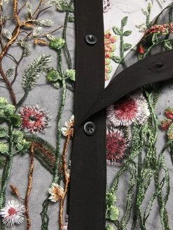 Men Plant Floral Embroidery Thin See Through Fashion Shirt 19 Men Plant Floral Embroidery Thin See Through Fashion Shirt -Incerun Shop 16e058b0 0fc7 4224 8492 3280db93507f