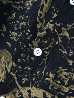 Mens Plant Print Stand Collar Shirt -Incerun Shop 192de0d2 e9c6 4e6c 8700 2696cbfe4224