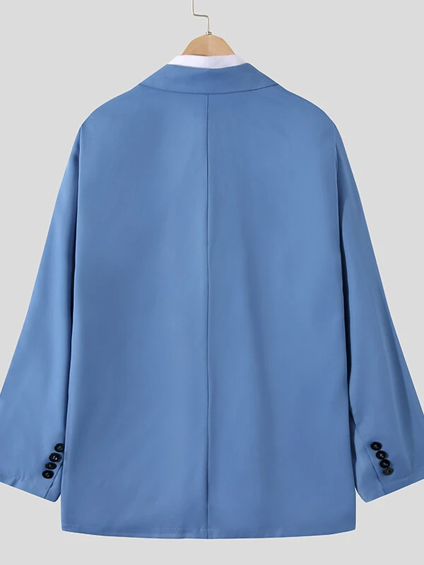 Mens Retro One Button-down Collar Blazer 7 Mens Retro One Button-down Collar Blazer - Image 5