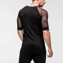 Men See Through Mesh Short Sleeve Slim Fit T-Shirt -Incerun Shop 19c9f906 4b90 4364 a374 71ed83215ac2