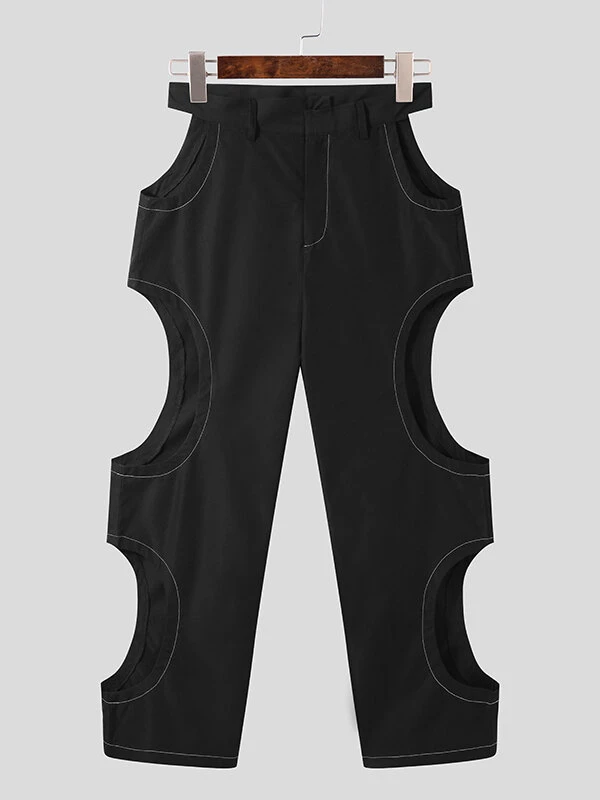 Mens Sexy Cutout Loose Pants 6 Mens Sexy Cutout Loose Pants - Image 4