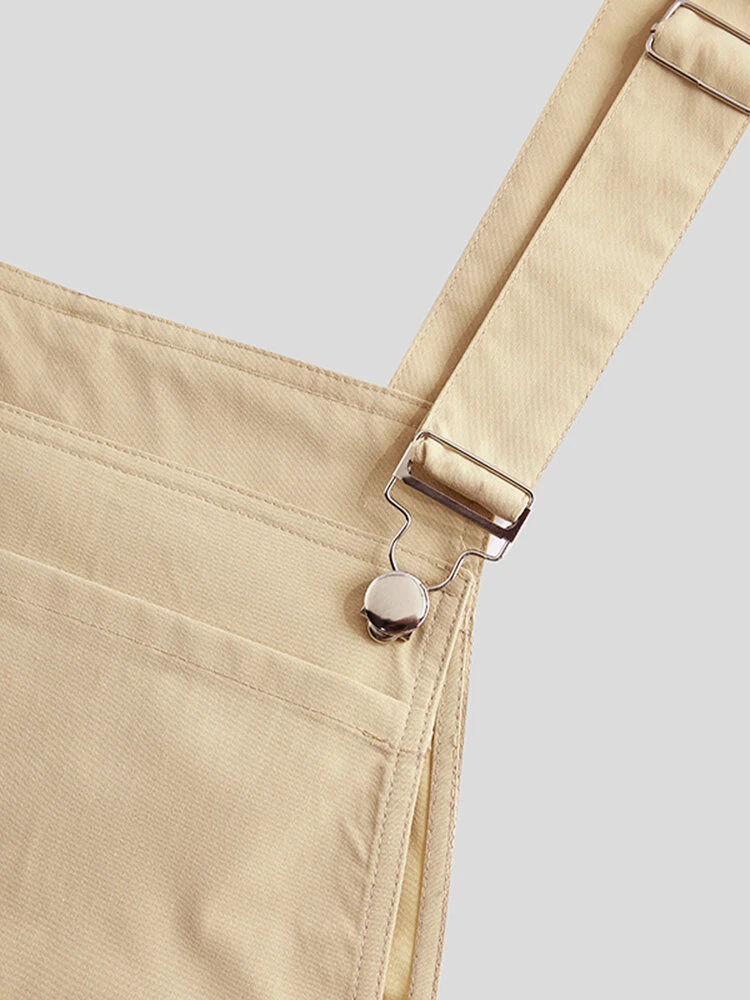 Mens Solid Button Design Casual Cargo Overall With Pocket 9 Mens Solid Button Design Casual Cargo Overall With Pocket - Image 7