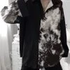 Mens Gothic Punk Patchwork Long Sleeve Shirts 2 Mens Gothic Punk Patchwork Long Sleeve Shirts -Incerun Shop 1c433d33 28ca 4708 b09d 898a9f9e6046