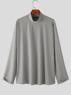 Mens Japan Solid Long Sleeve Casual T-shirt 15 Mens Japan Solid Long Sleeve Casual T-shirt -Incerun Shop 1c98ae9a 74e3 49bb b531 f8ce9e428692