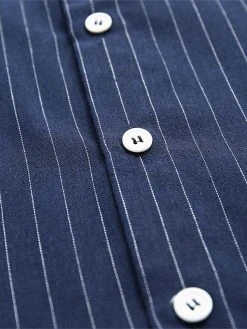 Men Cotton Linen Striped Stand Collar Shirt 21 Men Cotton Linen Striped Stand Collar Shirt -Incerun Shop 1f1d4a6c c423 4029 848e df53de233a46