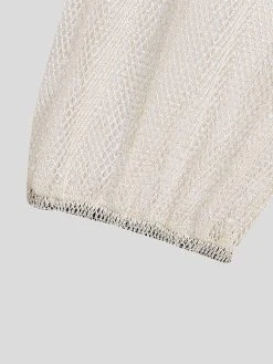 Men Shimmer See Through Fishnet Coverup Pants -Incerun Shop 212d423f 8f87 4362 b9cf 9ccdd4aca099