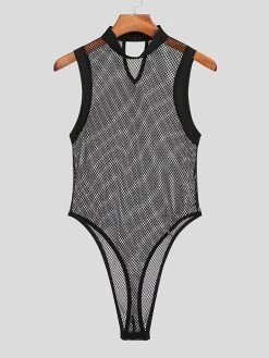 Mens Sexy Solid Hollow Mesh Sleeveless Triangle Jumpsuit 19 Mens Sexy Solid Hollow Mesh Sleeveless Triangle Jumpsuit -Incerun Shop 225997a5 3b00 4824 aa8d 48548fcc70ff