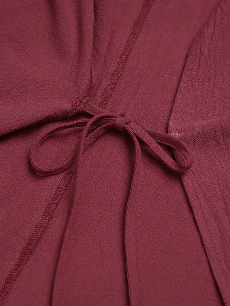 Men Retro Loose Cotton Linen Yoga Suit 9 Men Retro Loose Cotton Linen Yoga Suit - Image 7