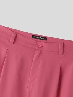 Mens Solid Casual Straight Pants With Pocket 21 Mens Solid Casual Straight Pants With Pocket -Incerun Shop 2407743d 25fa 450f 92b3 e4032cf365fd