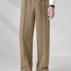 Mens Pleated Solid Casual Straight Pants 2 Mens Pleated Solid Casual Straight Pants -Incerun Shop 24946753 89c9 4f80 ae7e 01b45fc64ccf