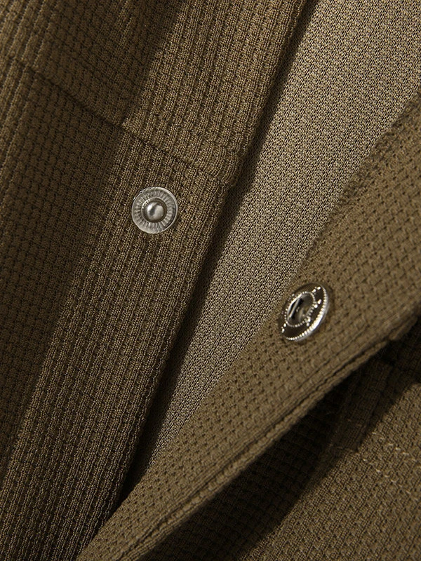 Mens Knit Textured Lapel Snap Button Sleeveless Vest 9 Mens Knit Textured Lapel Snap Button Sleeveless Vest - Image 7