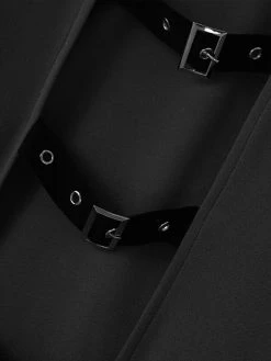 Mens Solid Cutout Long Sleeve Crop T-shirt -Incerun Shop 294a6fe9 d887 4088 a116 4ddac275bdfe