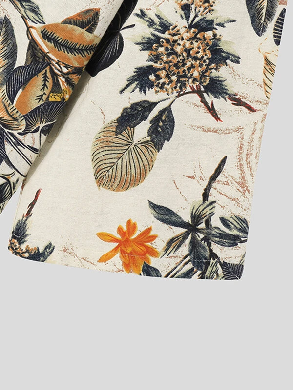 Mens Flower Print 2 Piece Set 7 Mens Flower Print 2 Piece Set - Image 5