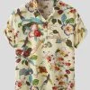 Mens Allover Floral Print Half Button Cotton Henley Shirt -Incerun Shop 2b272fe1 dbdb 4d89 863d 3f156309a394