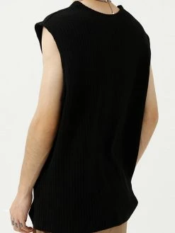 Mens Loose Round Neck Sleeveless Sweater Vest 16 Mens Loose Round Neck Sleeveless Sweater Vest -Incerun Shop 2c0bdd3a 51f9 40c1 be10 c01d21429865