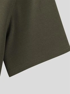 Mens Solid Texture Revere Collar Casual Short Sleeve Shirt -Incerun Shop 2d58252f ec9a 4aab 84a4 42d71c216da6