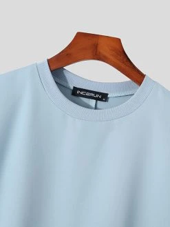 Mens Solid Side Push Buckle Design Sleeveless Tank -Incerun Shop 2f17cc97 176e 4ab2 b3db 5ef86a41764a