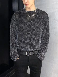 Men Shimmer Mesh Sunscreen Long Sleeve T-Shirt -Incerun Shop 30308ca0 110e 4323 8af8 b20cd018c288