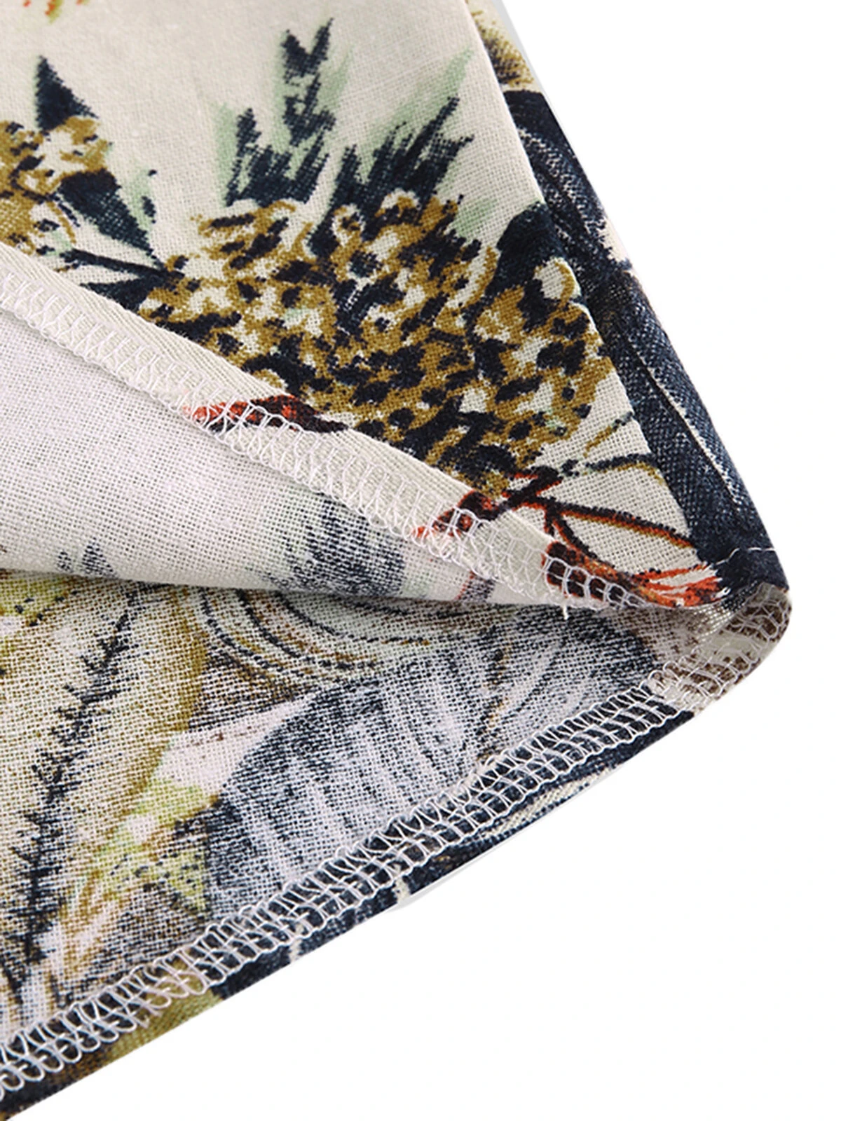 Mens Floral Print Short Sleeve Beach Shirts 8 Mens Floral Print Short Sleeve Beach Shirts - Image 6