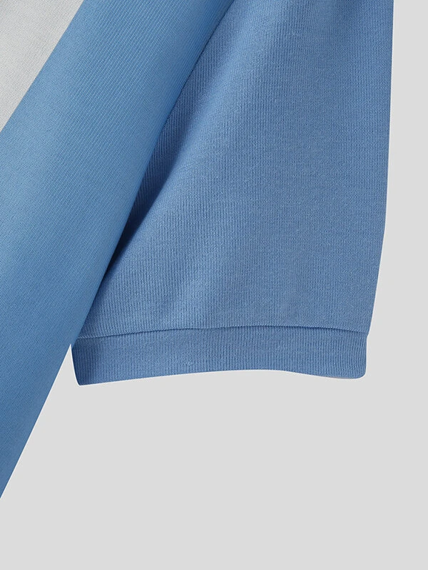 Mens Japan Contrast Patchwork Short Sleeve Shirt 11 Mens Japan Contrast Patchwork Short Sleeve Shirt - Image 9