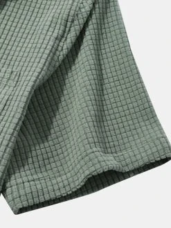 Mens Solid Short Sleeve Pocket Lapel Button Shirt -Incerun Shop 32deef02 1022 4cc1 95c1 0b2ba31b2065