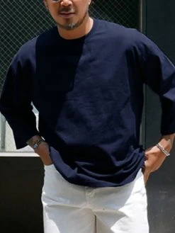 Summer Mens Baggy Loose Long Sleeve Casual T-shirts -Incerun Shop 3550e75f bfc5 40f3 ad43 27349f2e4579