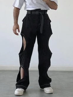 Mens Sexy Cutout Loose Pants 9 Mens Sexy Cutout Loose Pants -Incerun Shop 356df330 6f48 4120 be75 3b898b7ce162