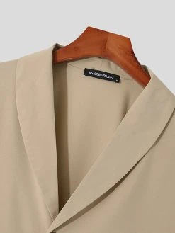 Men Plain Irregular Hem Sleeve Loose 2 Piece Set 13 Men Plain Irregular Hem Sleeve Loose 2 Piece Set -Incerun Shop 370da32c 60d9 4113 9011 d13d4f2c4173