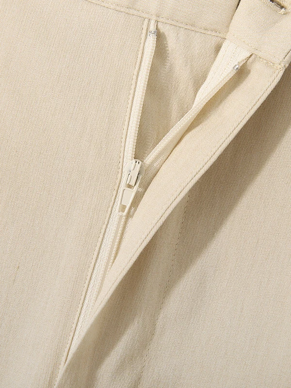 Mens Solid Color Pintuck Casual Loose Straight Pants 10 Mens Solid Color Pintuck Casual Loose Straight Pants - Image 8