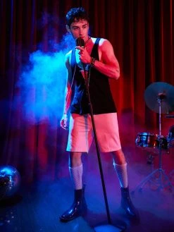 Mens Chain Lace Up V-Neck Tank Top -Incerun Shop 39502dc0 b8c7 481a a816 dbdb021a2a91