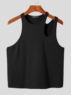 Mens Sexy Cutout Shoulder Sleeveless Vest 21 Mens Sexy Cutout Shoulder Sleeveless Vest -Incerun Shop 3b148ba5 f3f3 4dc8 a39a 92e057b6b531