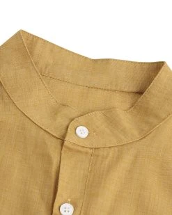 Mens Chinese Style Solid Color Half Open Long Sleeve Henley Shirts -Incerun Shop 3c450de9 d00a 4b20 b3ce a57ee9e153e8