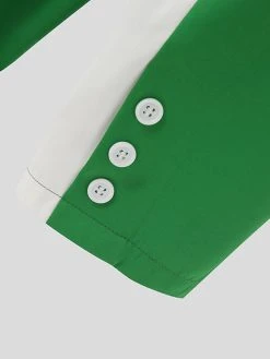 Mens Contrast Patchwork Lapel Single Breasted Casual Blazer 18 Mens Contrast Patchwork Lapel Single Breasted Casual Blazer -Incerun Shop 3cdd9be8 b5e5 41c4 993f 66ba3c4ee15e