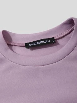 Mens Casual Solid Color Long-sleeved T-Shirts -Incerun Shop 3fb75c46 478a 4fa8 9fcb fc08ee4c142e
