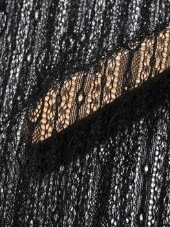 Mens Lace Hollow Out Zip Front Hooded Jacket -Incerun Shop 401eec9a 5465 4843 807f 4c78b9bf963c